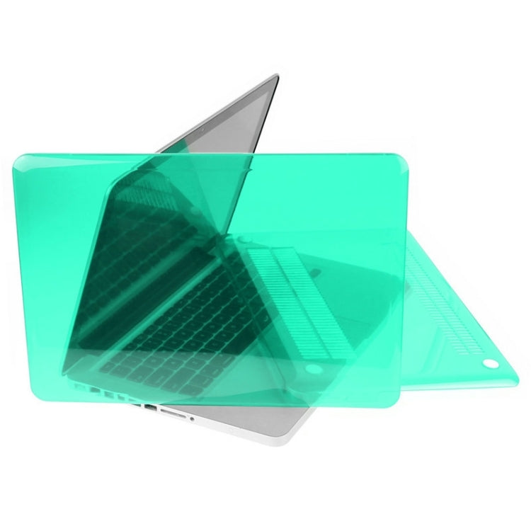 ENKAY for Macbook Pro 15.4 inch (US Version) / A1286 Hat-Prince 3 in 1 Crystal Hard Shell Plastic Protective Case with Keyboard Guard & Port Dust Plug(Green) - free shipping - PMC Jewellery - Order now!
