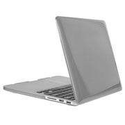 ENKAY for Macbook Pro Retina 15.4 inch (US Version) / A1398 Hat-Prince 3 in 1 Crystal Hard Shell Plastic Protective Case with Keyboard Guard & Port Dust Plug(Grey)