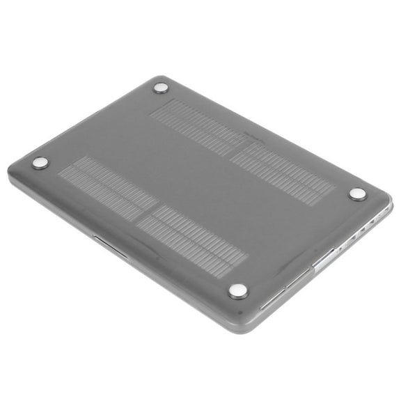 ENKAY for Macbook Pro Retina 15.4 inch (US Version) / A1398 Hat-Prince 3 in 1 Crystal Hard Shell Plastic Protective Case with Keyboard Guard & Port Dust Plug(Grey)