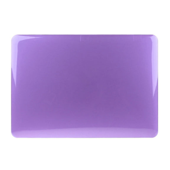 ENKAY for Macbook Pro Retina 15.4 inch (US Version) / A1398 Hat-Prince 3 in 1 Crystal Hard Shell Plastic Protective Case with Keyboard Guard & Port Dust Plug(Purple)