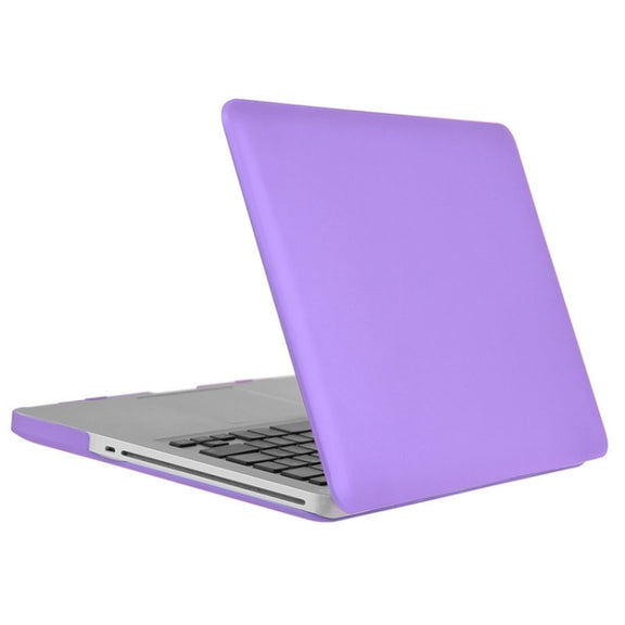 ENKAY for Macbook Pro 13.3 inch (US Version) / A1278 Hat-Prince 3 in 1 Frosted Hard Shell Plastic Protective Case with Keyboard Guard & Port Dust Plug(Purple)