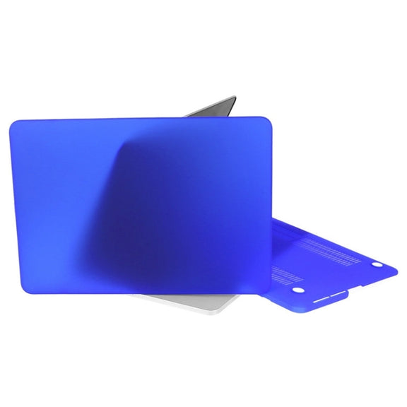 ENKAY for Macbook Pro Retina 13.3 inch (US Version) / A1425 / A1502 Hat-Prince 3 in 1 Frosted Hard Shell Plastic Protective Case with Keyboard Guard & Port Dust Plug(Dark Blue)