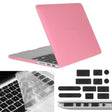 ENKAY for Macbook Pro Retina 13.3 inch (US Version) / A1425 / A1502 Hat-Prince 3 in 1 Frosted Hard Shell Plastic Protective Case with Keyboard Guard & Port Dust Plug(Pink) - free shipping - PMC Jewellery - Order now!