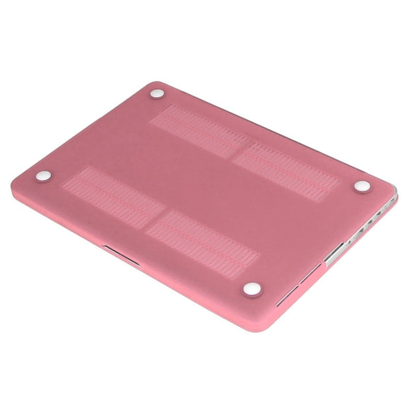 ENKAY for Macbook Pro Retina 13.3 inch (US Version) / A1425 / A1502 Hat-Prince 3 in 1 Frosted Hard Shell Plastic Protective Case with Keyboard Guard & Port Dust Plug(Pink)