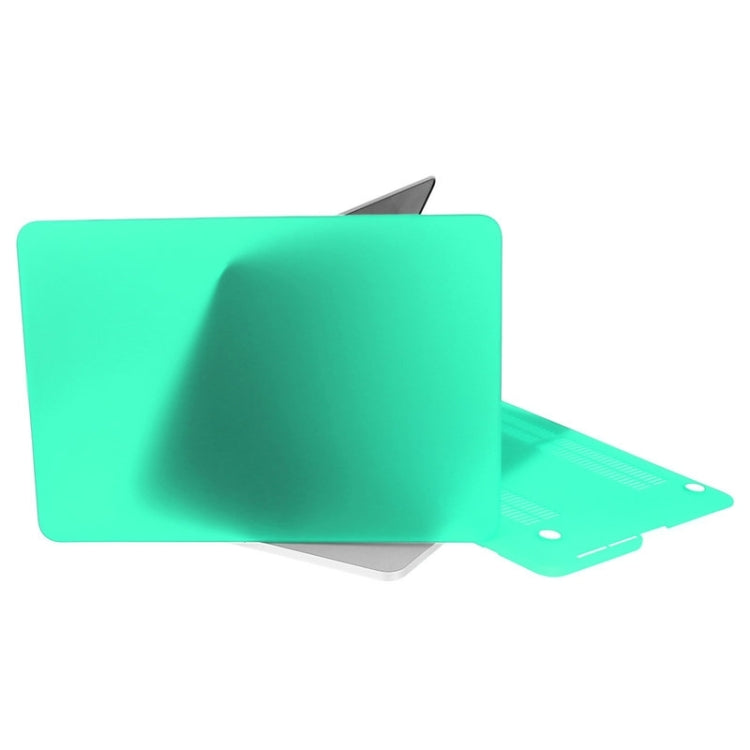 ENKAY for Macbook Pro Retina 13.3 inch (US Version) / A1425 / A1502 Hat-Prince 3 in 1 Frosted Hard Shell Plastic Protective Case with Keyboard Guard & Port Dust Plug(Green)