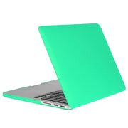 ENKAY for Macbook Pro Retina 13.3 inch (US Version) / A1425 / A1502 Hat-Prince 3 in 1 Frosted Hard Shell Plastic Protective Case with Keyboard Guard & Port Dust Plug(Green)