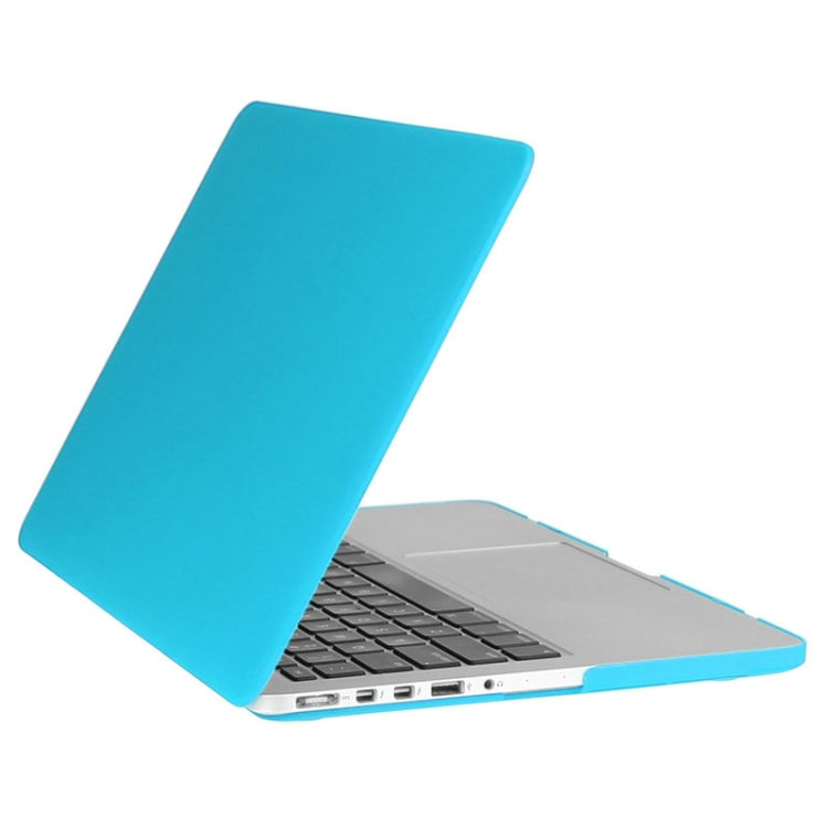 ENKAY for Macbook Pro Retina 13.3 inch (US Version) / A1425 / A1502 Hat-Prince 3 in 1 Frosted Hard Shell Plastic Protective Case with Keyboard Guard & Port Dust Plug(Blue) - free shipping - PMC Jewellery - Order now!