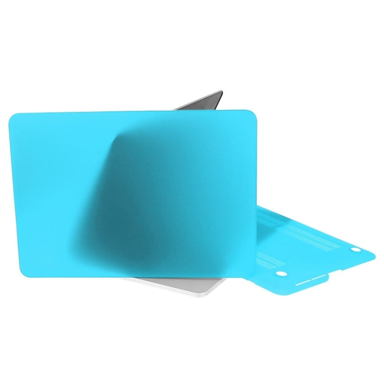 ENKAY for Macbook Pro Retina 13.3 inch (US Version) / A1425 / A1502 Hat-Prince 3 in 1 Frosted Hard Shell Plastic Protective Case with Keyboard Guard & Port Dust Plug(Blue) - free shipping - PMC Jewellery - Order now!