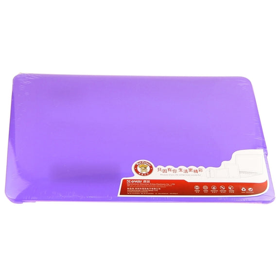 ENKAY for Macbook Pro Retina 13.3 inch (US Version) / A1425 / A1502 Hat-Prince 3 in 1 Frosted Hard Shell Plastic Protective Case with Keyboard Guard & Port Dust Plug(Purple)