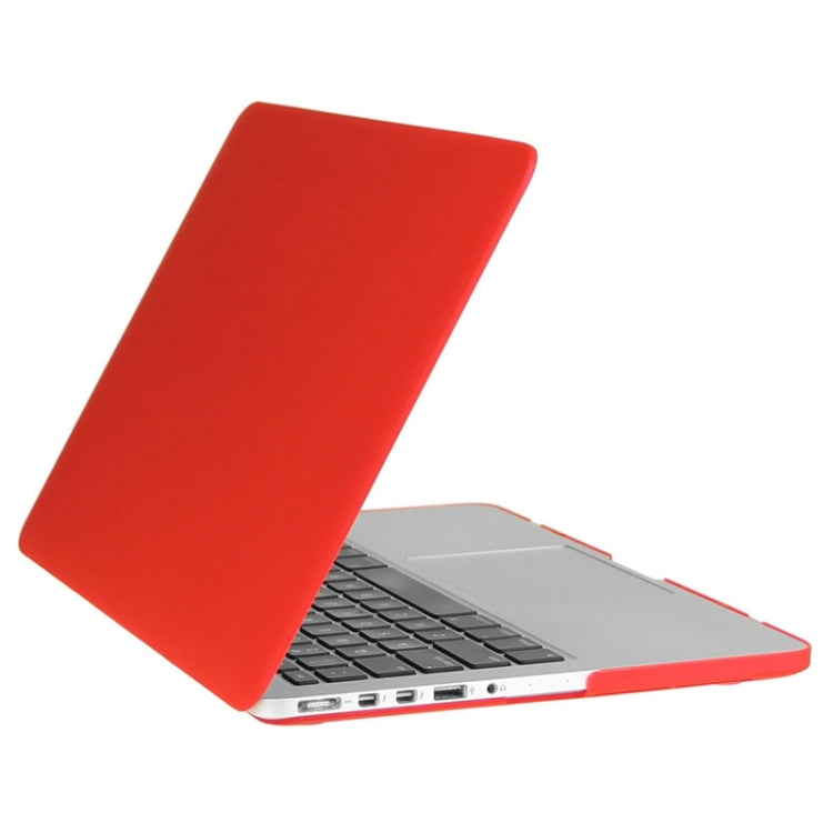 ENKAY for Macbook Pro Retina 13.3 inch (US Version) / A1425 / A1502 Hat-Prince 3 in 1 Frosted Hard Shell Plastic Protective Case with Keyboard Guard & Port Dust Plug(Red) - free shipping - PMC Jewellery - Order now!