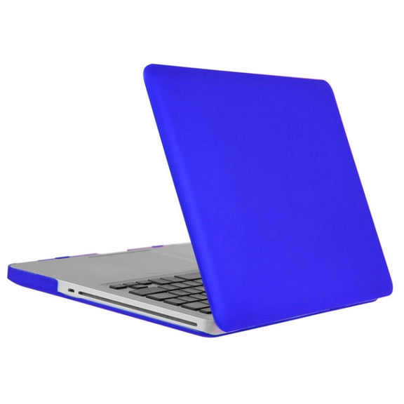 ENKAY for Macbook Pro 15.4 inch (US Version) / A1286 Hat-Prince 3 in 1 Frosted Hard Shell Plastic Protective Case with Keyboard Guard & Port Dust Plug(Dark Blue)