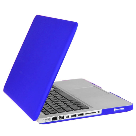 ENKAY for Macbook Pro 15.4 inch (US Version) / A1286 Hat-Prince 3 in 1 Frosted Hard Shell Plastic Protective Case with Keyboard Guard & Port Dust Plug(Dark Blue)