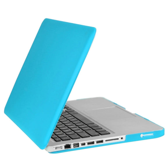 ENKAY for Macbook Pro 15.4 inch (US Version) / A1286 Hat-Prince 3 in 1 Frosted Hard Shell Plastic Protective Case with Keyboard Guard & Port Dust Plug(Blue)