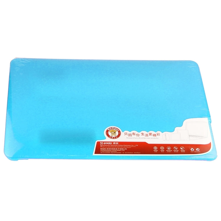 ENKAY for Macbook Pro 15.4 inch (US Version) / A1286 Hat-Prince 3 in 1 Frosted Hard Shell Plastic Protective Case with Keyboard Guard & Port Dust Plug(Blue)
