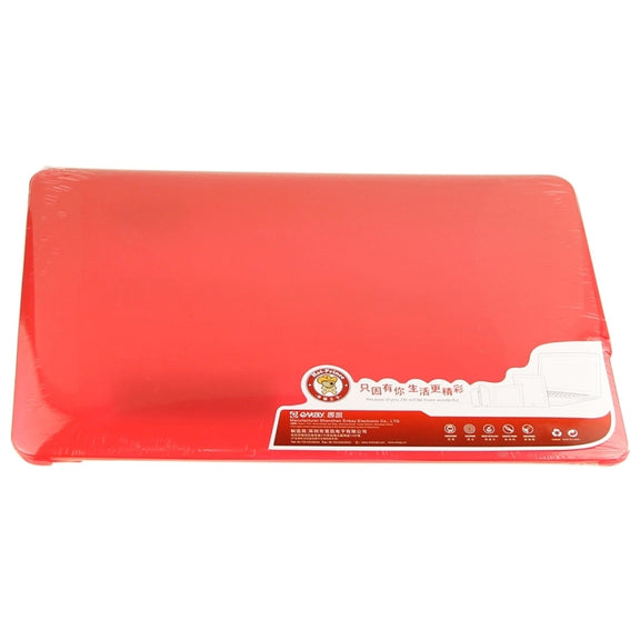 ENKAY for Macbook Pro 15.4 inch (US Version) / A1286 Hat-Prince 3 in 1 Frosted Hard Shell Plastic Protective Case with Keyboard Guard & Port Dust Plug(Red)