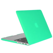 ENKAY for Macbook Pro Retina 15.4 inch (US Version) / A1398 Hat-Prince 3 in 1 Frosted Hard Shell Plastic Protective Case with Keyboard Guard & Port Dust Plug(Green)
