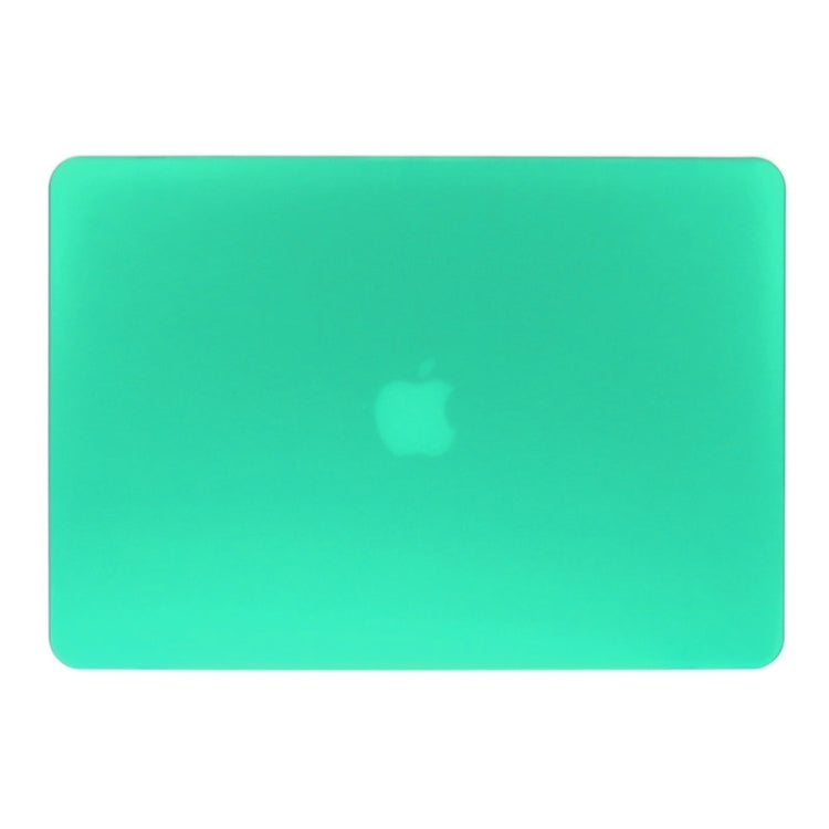 ENKAY for Macbook Pro Retina 15.4 inch (US Version) / A1398 Hat-Prince 3 in 1 Frosted Hard Shell Plastic Protective Case with Keyboard Guard & Port Dust Plug(Green)
