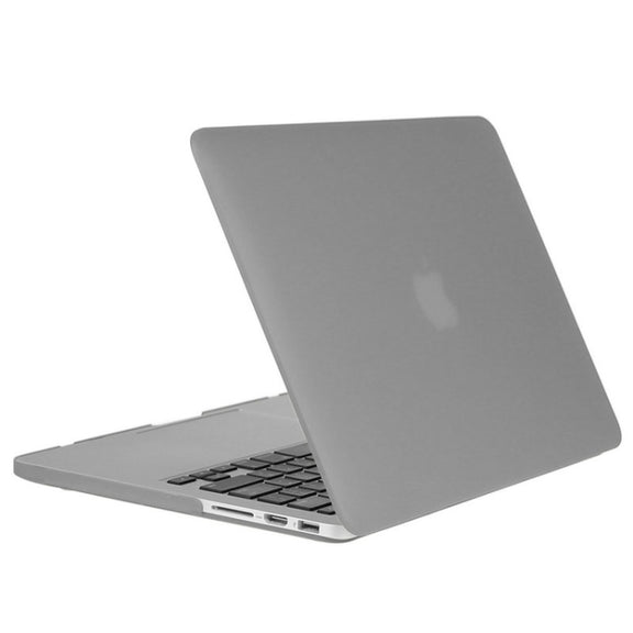 ENKAY for Macbook Pro Retina 15.4 inch (US Version) / A1398 Hat-Prince 3 in 1 Frosted Hard Shell Plastic Protective Case with Keyboard Guard & Port Dust Plug(Grey)