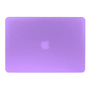 ENKAY for Macbook Pro Retina 15.4 inch (US Version) / A1398 Hat-Prince 3 in 1 Frosted Hard Shell Plastic Protective Case with Keyboard Guard & Port Dust Plug(Purple)