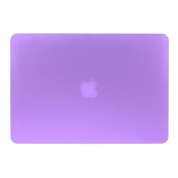 ENKAY for Macbook Pro Retina 15.4 inch (US Version) / A1398 Hat-Prince 3 in 1 Frosted Hard Shell Plastic Protective Case with Keyboard Guard & Port Dust Plug(Purple)