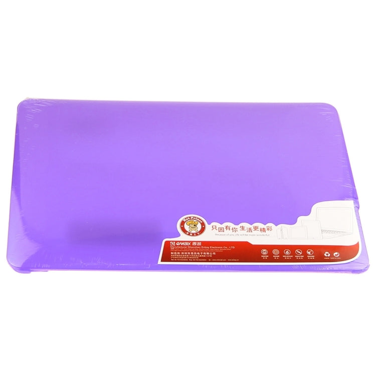 ENKAY for Macbook Pro Retina 15.4 inch (US Version) / A1398 Hat-Prince 3 in 1 Frosted Hard Shell Plastic Protective Case with Keyboard Guard & Port Dust Plug(Purple)