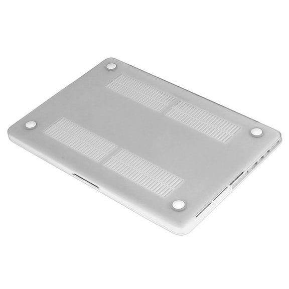ENKAY for Macbook Pro Retina 15.4 inch (US Version) / A1398 Hat-Prince 3 in 1 Frosted Hard Shell Plastic Protective Case with Keyboard Guard & Port Dust Plug(White)
