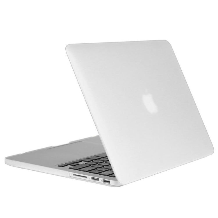 ENKAY for Macbook Pro Retina 15.4 inch (US Version) / A1398 Hat-Prince 3 in 1 Frosted Hard Shell Plastic Protective Case with Keyboard Guard & Port Dust Plug(White)