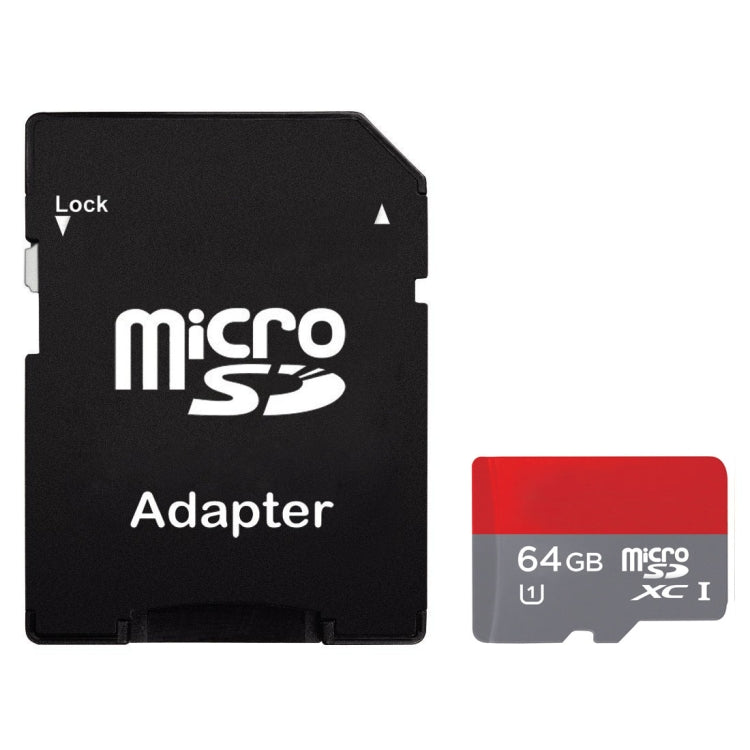64GB High Speed Class 10 TF/Micro SDHC UHS-1(U1) Memory Card, Write: 15mb/s, Read: 30mb/s  (100% Real Capacity)(Black) - Micro SD Card by PMC Jewellery | Online Shopping South Africa | PMC Jewellery | Buy Now Pay Later Mobicred