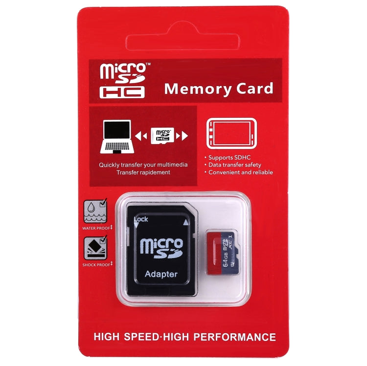 64GB High Speed Class 10 TF/Micro SDHC UHS-1(U1) Memory Card, Write: 15mb/s, Read: 30mb/s  (100% Real Capacity)(Black) - Micro SD Card by PMC Jewellery | Online Shopping South Africa | PMC Jewellery | Buy Now Pay Later Mobicred