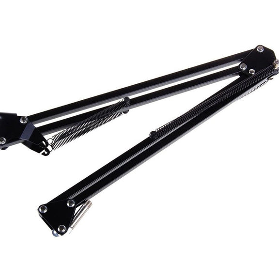 NB-35 Adjustable Table Mount Recording Microphone Suspension Arm Stand Clip Holder, For Studio Recording, Live Broadcast, Live Show, KTV, etc.(Black)