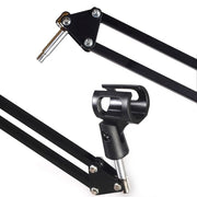 NB-35 Adjustable Table Mount Recording Microphone Suspension Arm Stand Clip Holder, For Studio Recording, Live Broadcast, Live Show, KTV, etc.(Black)