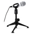 Extendable Adjustable Microphone Tripod Desktop Stand, Height: 19.5-24.5cm, For Live Broadcast, Show, KTV, etc - Stand by PMC TechLife | Online Shopping South Africa | PMC TechLife