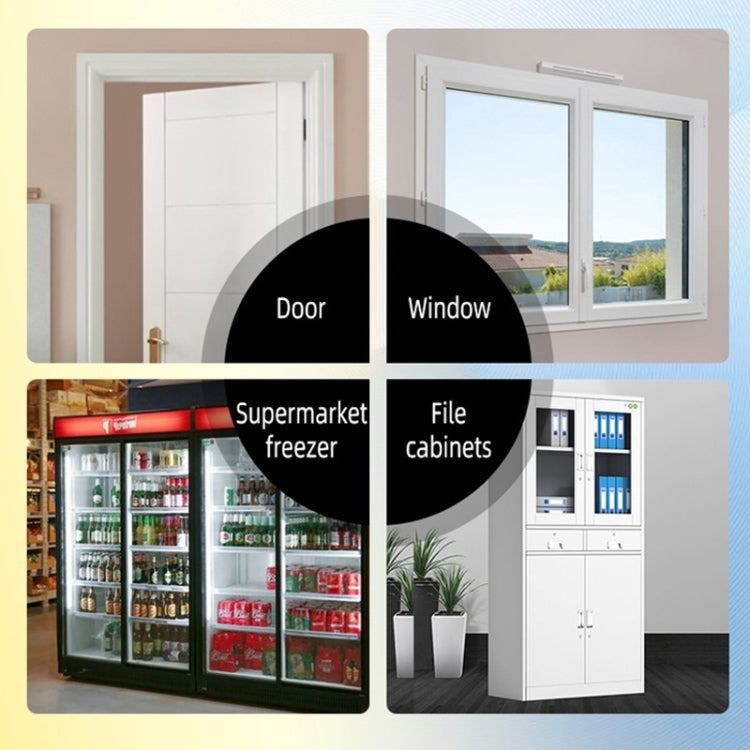 4 in 1 Door Magnet Refrigerator Delayed Door Closing Bell Anti-theft Alarm (3V) - Door Window Alarm by PMC Jewellery | Online Shopping South Africa | PMC Jewellery | Buy Now Pay Later Mobicred
