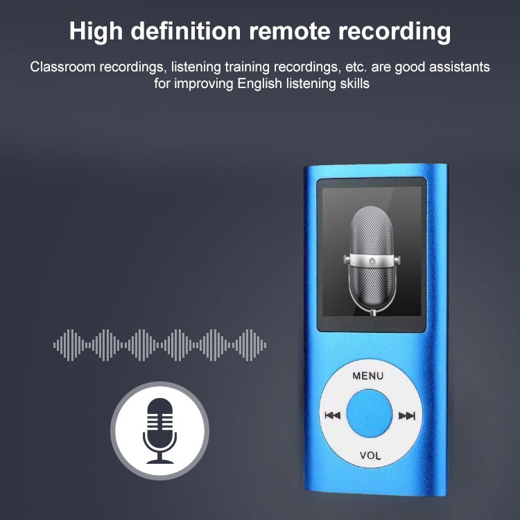 1.8 inch TFT Screen Metal MP4 Player with TF Card Slot, Support Recorder, FM Radio, E-Book and Calendar(Silver) - MP4 Player by PMC TechLife | Online Shopping South Africa | PMC TechLife | Buy Now Pay Later Mobicred