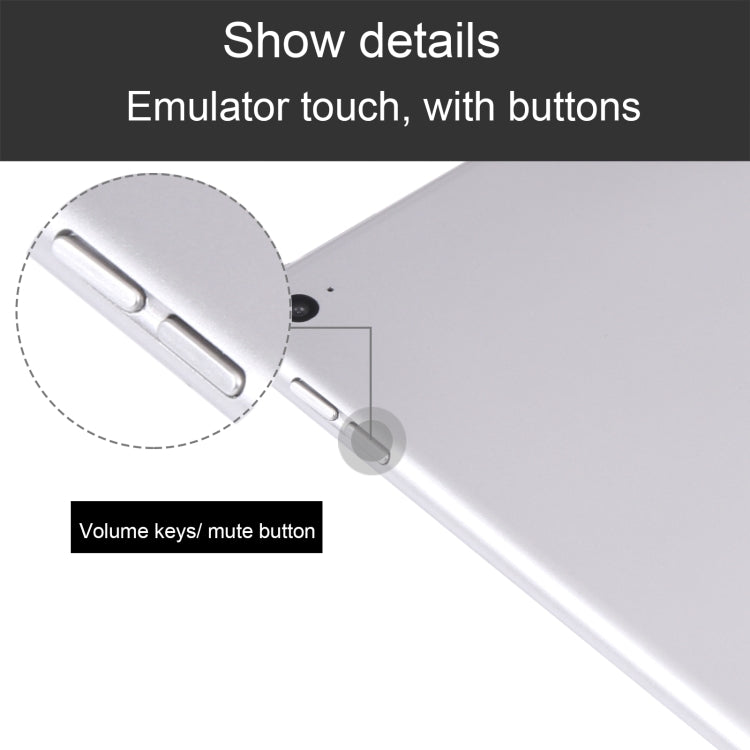 For iPad Air 2 Dark Screen Non-Working Fake Dummy Display Model(Silver)