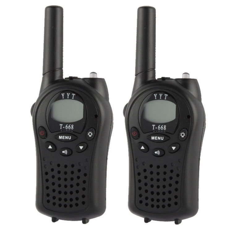2 PCS T-668 400-470MHz 1.0 inch LCD 8 / 20 / 22CHS Walkie Talkie Set - Handheld Walkie Talkie by PMC TechLife | Online Shopping South Africa | PMC TechLife | Buy Now Pay Later Mobicred