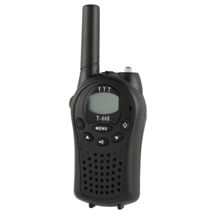 2 PCS T-668 400-470MHz 1.0 inch LCD 8 / 20 / 22CHS Walkie Talkie Set - Handheld Walkie Talkie by PMC TechLife | Online Shopping South Africa | PMC TechLife | Buy Now Pay Later Mobicred