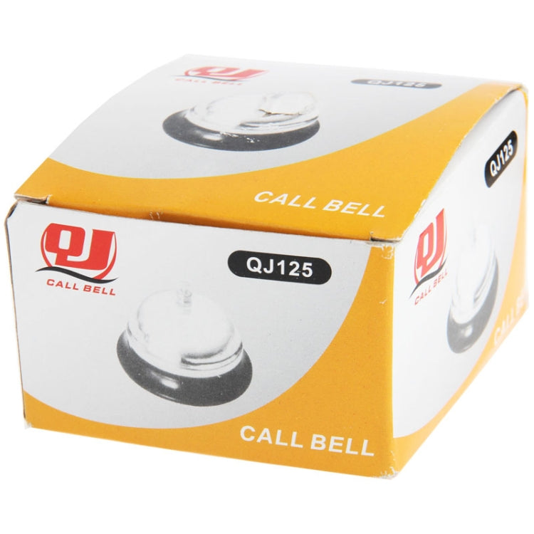 Stainless Steel Bell for Coffee House / Bar / Kitchen Hotel Service Call, QJ125 (Silver) - Gadgets by PMC TechLife | Online Shopping South Africa | PMC TechLife | Buy Now Pay Later Mobicred