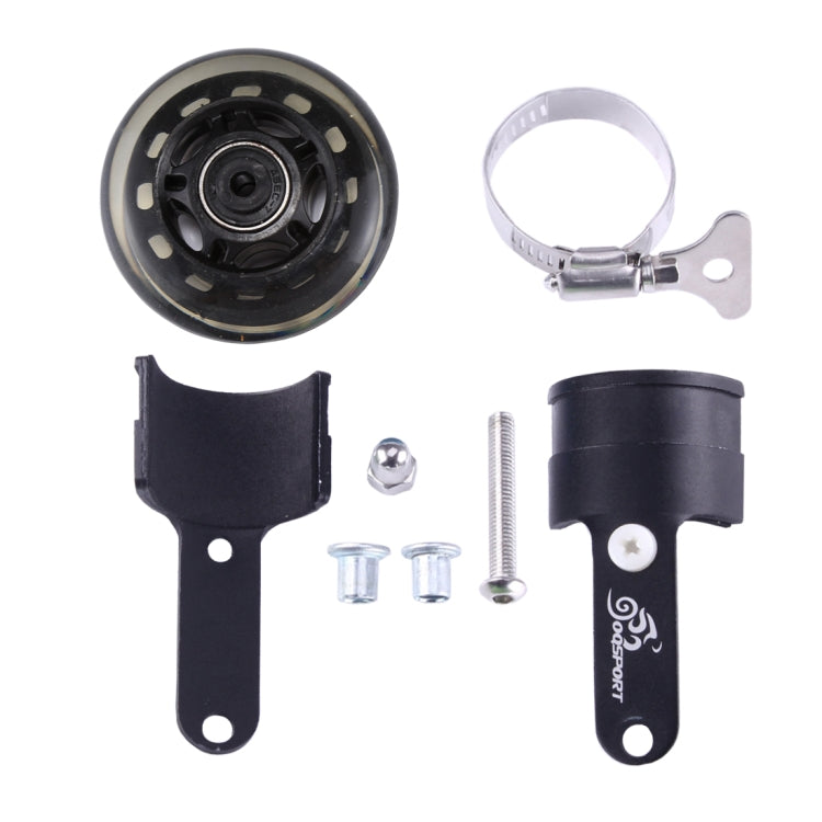 OQSPORT Folding Bicycle Auxiliary Wheel Booster Wheel(Black) - Others by PMC TechLife | Online Shopping South Africa | PMC TechLife | Buy Now Pay Later Mobicred