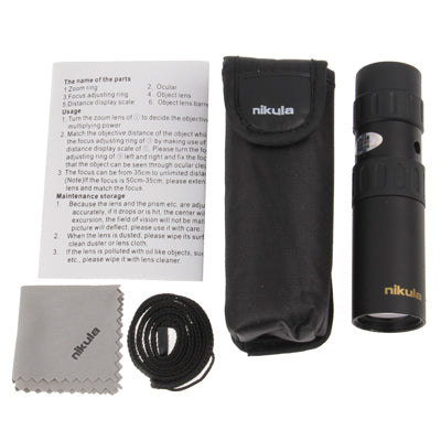 10-30 x 25mm Telescope Monocular for Backpacking / Hiking(Black) - free shipping - PMC Jewellery - Order now!