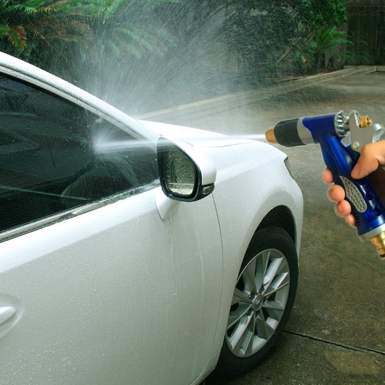 KANEED High Pressure Water Hose Nozzle Copper Water Gun Head for Home Car Washing(Blue) - Car Washer & Accessories by KANEED | Online Shopping South Africa | PMC TechLife | Buy Now Pay Later Mobicred