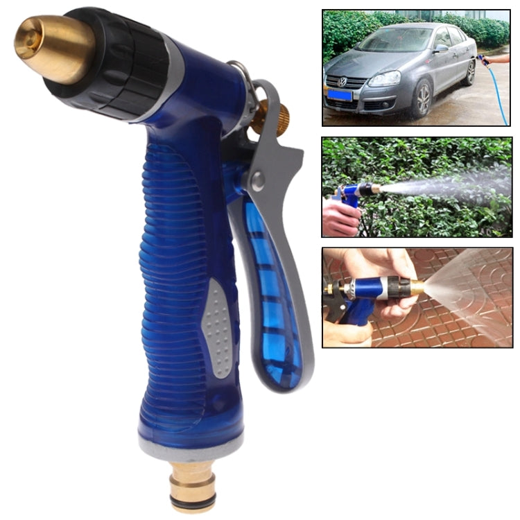 KANEED High Pressure Water Hose Nozzle Copper Water Gun Head for Home Car Washing(Blue) - Car Washer & Accessories by KANEED | Online Shopping South Africa | PMC Jewellery | Buy Now Pay Later Mobicred