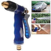 KANEED High Pressure Water Hose Nozzle Copper Water Gun Head for Home Car Washing(Blue)