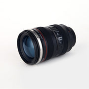 400ML Camera Lens Cup Mug Caniam EF 24-105mm F4 Filter Cup for Coffee Milk Water as Gift(Black)