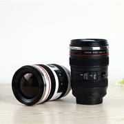 400ML Camera Lens Cup Mug Caniam EF 24-105mm F4 Filter Cup for Coffee Milk Water as Gift(Black)