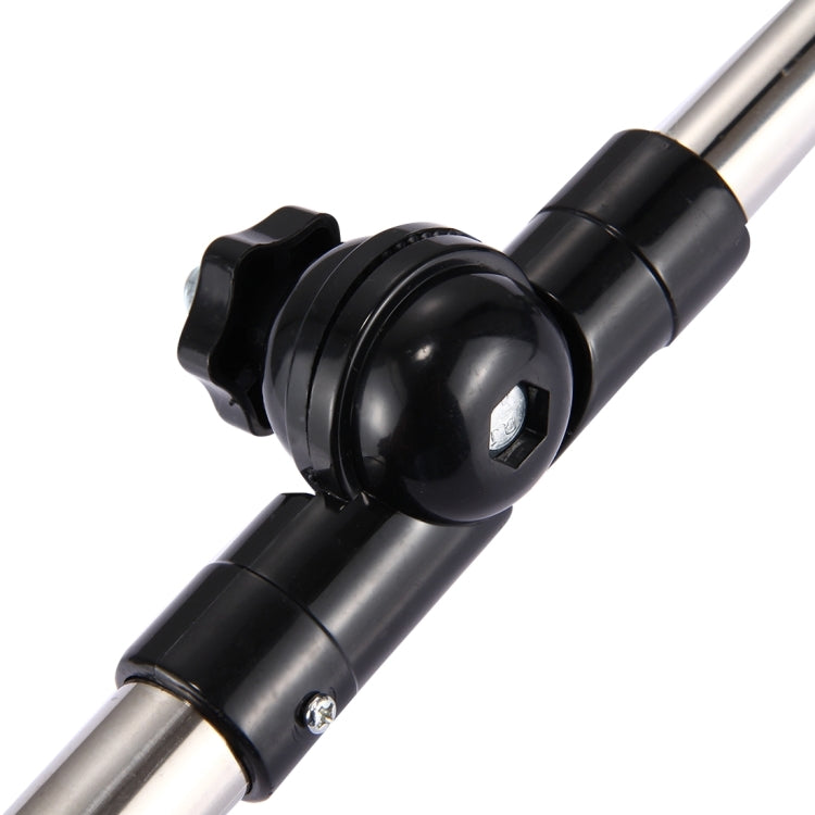 Universal Foldable Adjustable Stainless Steel Cycling Umbrella Bracket Holder Angle Adjustable Mount Stand for Bike Motorcycle(Black) - Holders by PMC TechLife | Online Shopping South Africa | PMC TechLife