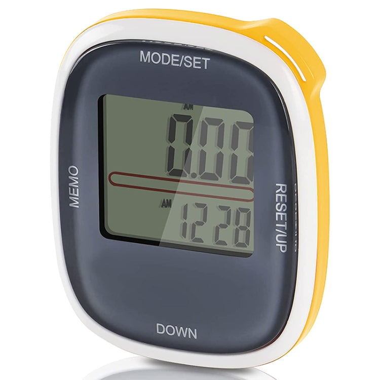 3D All Dimensional Multifunction Digital Electronic Pedometer Step Counter(Yellow) - Pedometer by PMC TechLife | Online Shopping South Africa | PMC TechLife | Buy Now Pay Later Mobicred