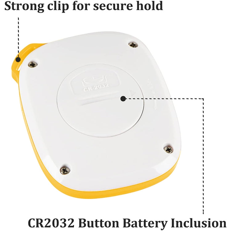 3D All Dimensional Multifunction Digital Electronic Pedometer Step Counter(Yellow) - Pedometer by PMC TechLife | Online Shopping South Africa | PMC TechLife | Buy Now Pay Later Mobicred