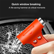 Portable Multi Function Auto Emergency Hammer Escape Tool Life Hammer(Red)