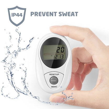 3D All Dimensional Waterproof Multifunction Digital Electronic Pedometer Step Counter(White) - Pedometer by PMC Jewellery | Online Shopping South Africa | PMC Jewellery | Buy Now Pay Later Mobicred
